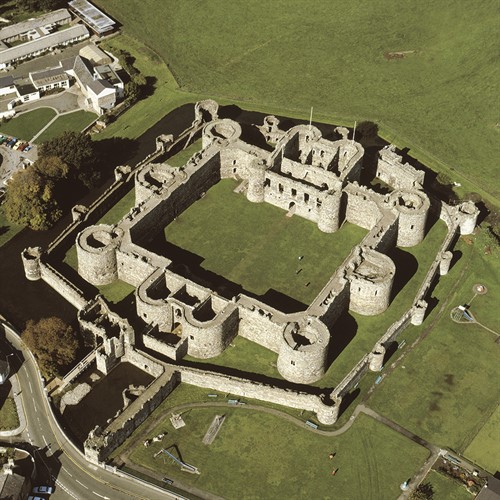 Beaumaris Castle From The Air
