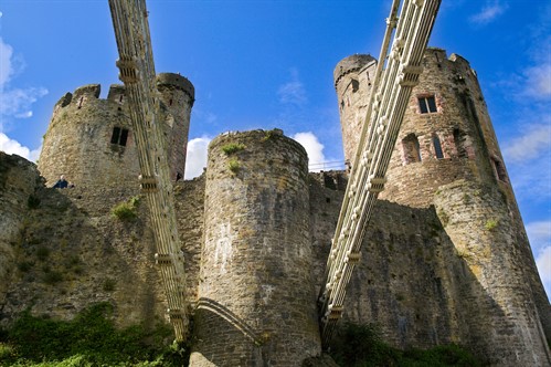 Conwy Castle view 2