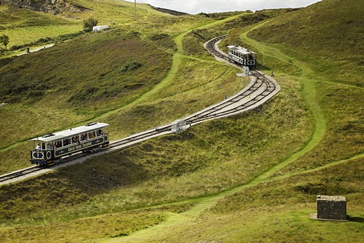 Great Orme Trams Passing